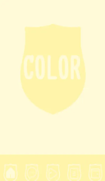 [LINE着せ替え] yellow color V35の画像1