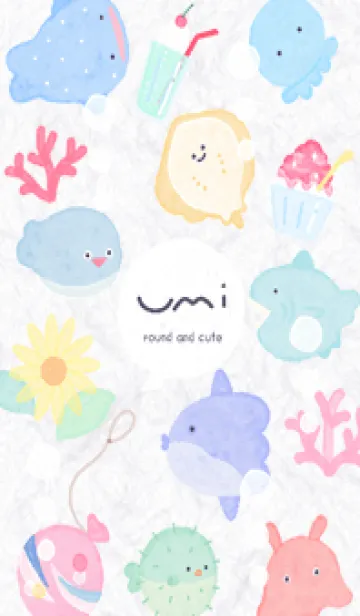 [LINE着せ替え] violet♡まあるい海04_1の画像1