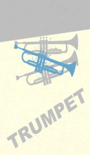 [LINE着せ替え] Trumpet CLR チョークブルーの画像1