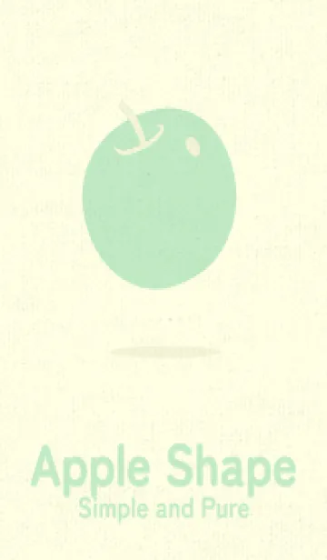 [LINE着せ替え] りんご型のきせかえ ペールホワイトリリーの画像1