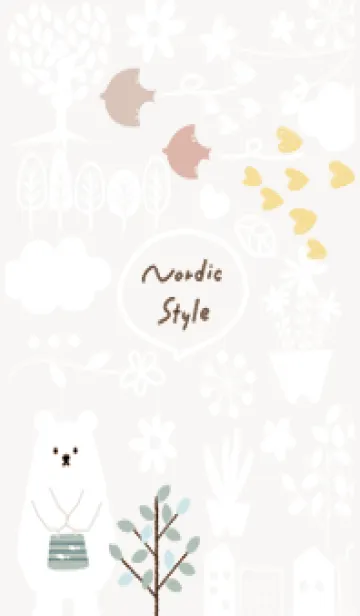 [LINE着せ替え] brown♡大人おしゃれ03_1の画像1