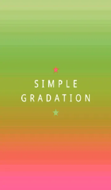 [LINE着せ替え] スマイル グラデーション 306の画像1