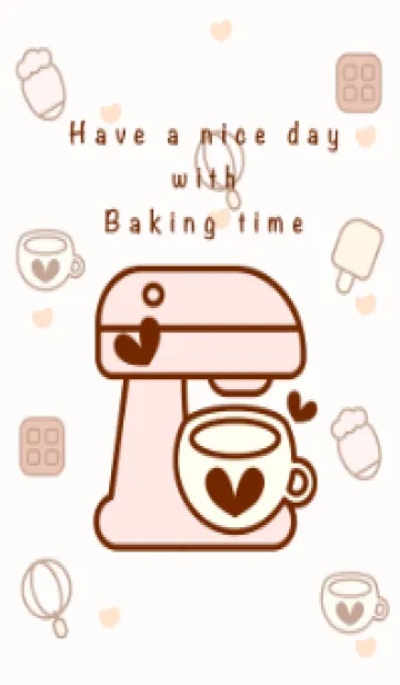 [LINE着せ替え] Happy baking time 3の画像1