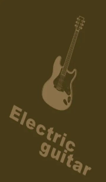 [LINE着せ替え] ELECTRIC GUITAR CLR 墨色の画像1