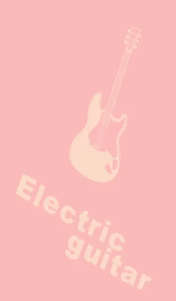 [LINE着せ替え] ELECTRIC GUITAR CLR 桜貝色の画像1