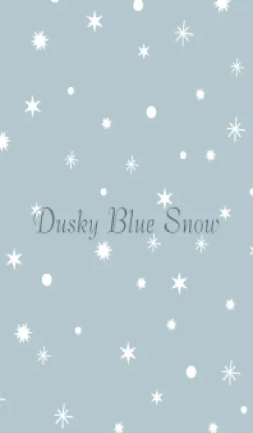 [LINE着せ替え] Dusky Blue Green Snow.MEKYM 6の画像1