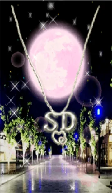 [LINE着せ替え] イニシャル29 S&D （ストロベリームーン）の画像1