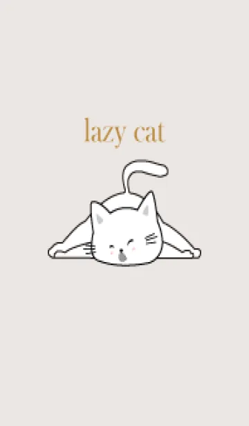 [LINE着せ替え] lazy cat..106の画像1