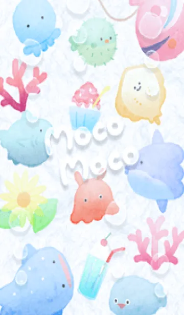 [LINE着せ替え] blue♡もこもこ15_1の画像1