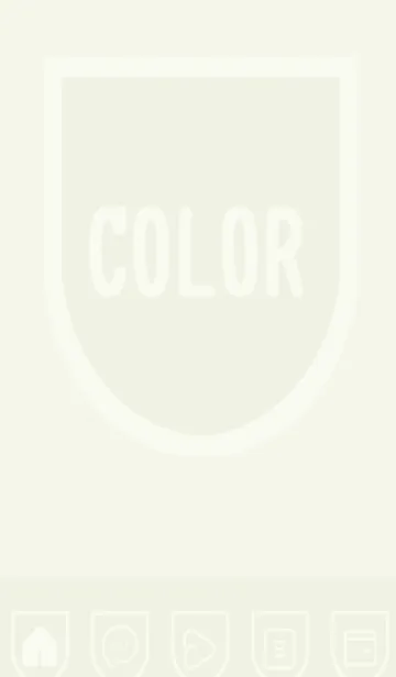 [LINE着せ替え] green color W63の画像1