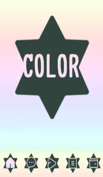 green color rainbow S05の着せ替えメイン画像