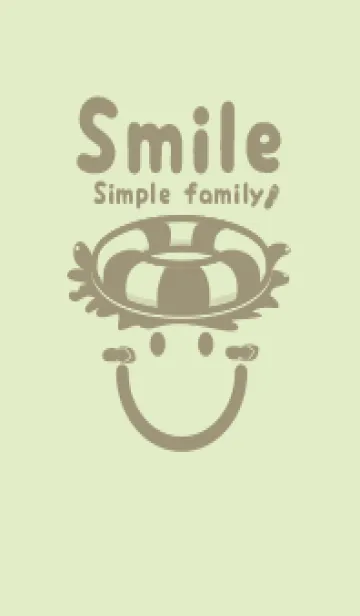 [LINE着せ替え] スマイル＆サマー ティーグリーンの画像1