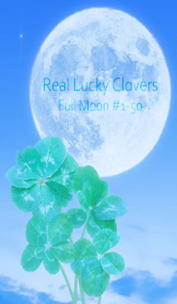 [LINE着せ替え] Real Lucky Clovers Full Moon #1-50の画像1