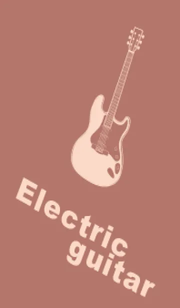 [LINE着せ替え] ELECTRIC GUITAR CLR マーシュローズの画像1