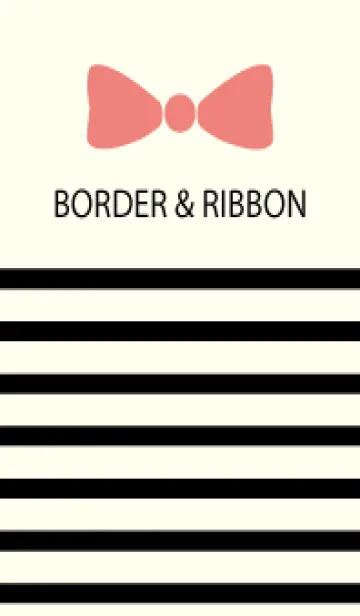 [LINE着せ替え] Black Border & Pink Ribbon 12の画像1