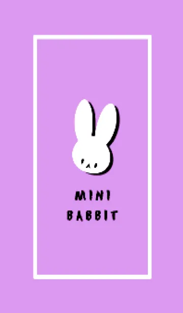 [LINE着せ替え] ホワイト ラビット 208の画像1