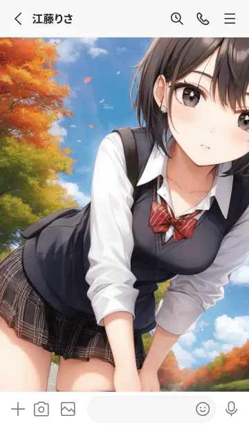 [LINE着せ替え] Anime Beauty ft. Youth Powerの画像2