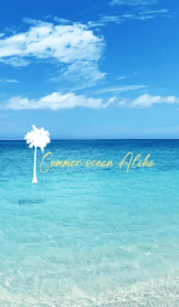 [LINE着せ替え] Summer ocean Aloha.96の画像1