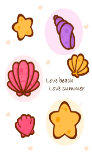 [LINE着せ替え] Colorful seashell 15の画像1