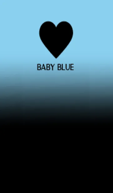 [LINE着せ替え] Black & Baby Blue Theme V.5 (JP)の画像1