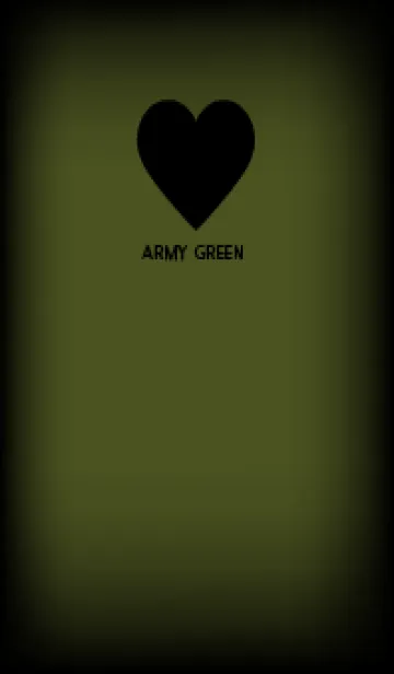 [LINE着せ替え] Black & Army Green Theme V5 (JP)の画像1