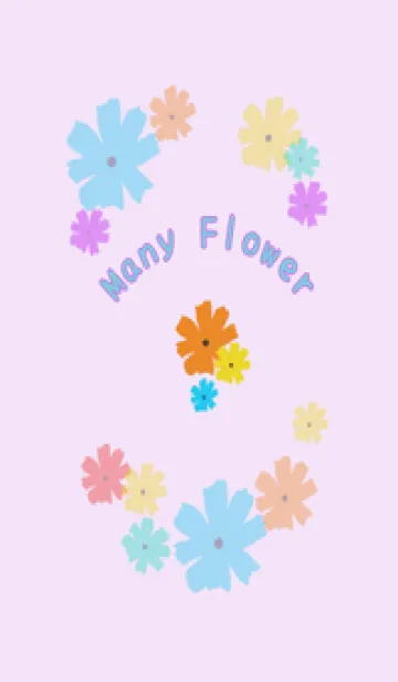 [LINE着せ替え] many flower 04 cosmosの画像1