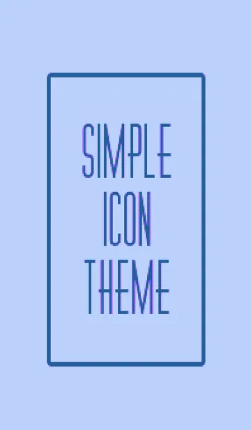 [LINE着せ替え] シンプル アイコン 021の画像1