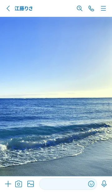 [LINE着せ替え] Sandy Beach HAWAII-MEKYM 10の画像2