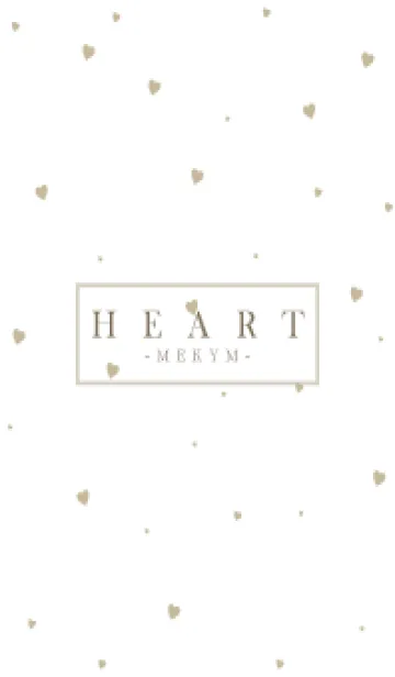 HEART BEIGE-SIMPLE MEKYM 8の着せ替えメイン画像
