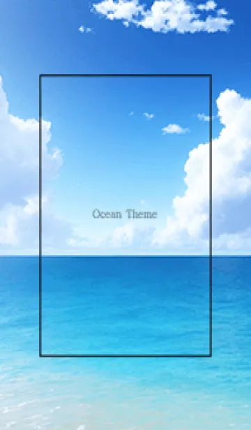 [LINE着せ替え] Ocean Theme - 020 BKの画像1