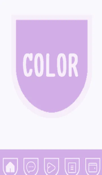 [LINE着せ替え] purple color W32の画像1