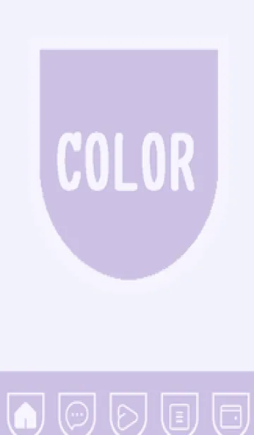 [LINE着せ替え] purple color W34の画像1