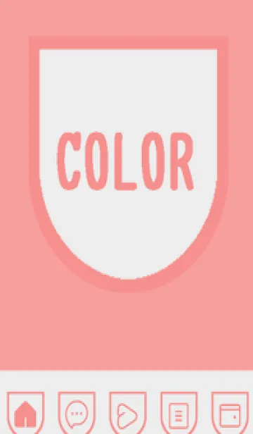 [LINE着せ替え] red color W31の画像1