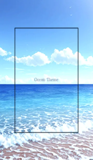 [LINE着せ替え] Ocean Theme - 015 BKの画像1