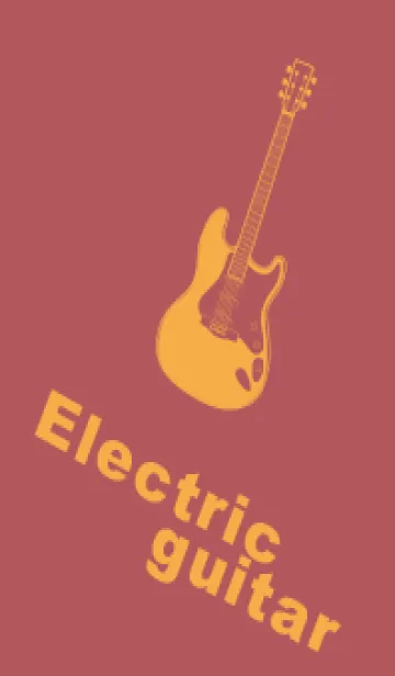 [LINE着せ替え] ELECTRIC GUITAR CLR クラーレットの画像1