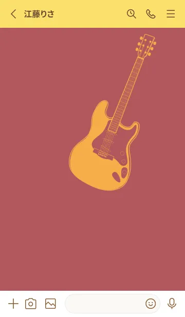 [LINE着せ替え] ELECTRIC GUITAR CLR クラーレットの画像2