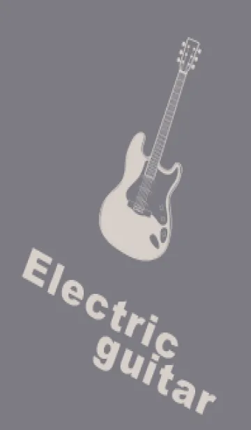 [LINE着せ替え] ELECTRIC GUITAR CLR ダブグレイの画像1