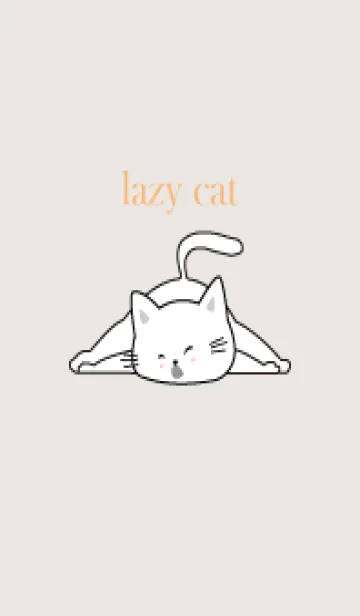 [LINE着せ替え] lazy cat..107の画像1