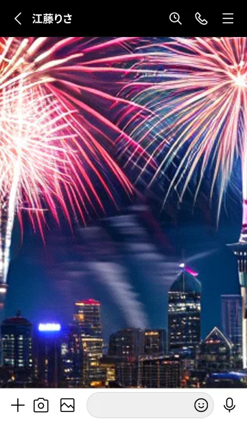 [LINE着せ替え] 夏夜のカケラ#HaC021。の画像2