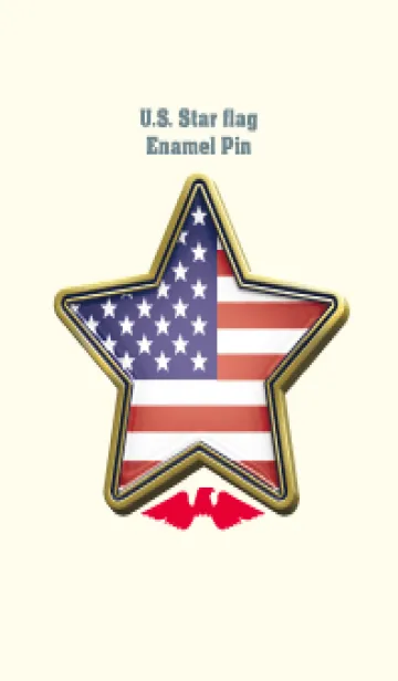 [LINE着せ替え] U.S. Star flag Enamel Pin 24の画像1