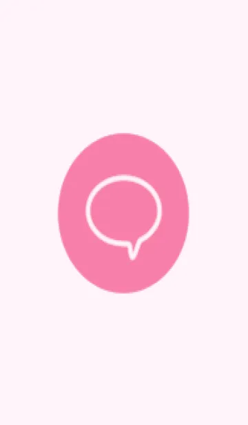 [LINE着せ替え] ○シンプル着せかえ○PINK 01の画像1