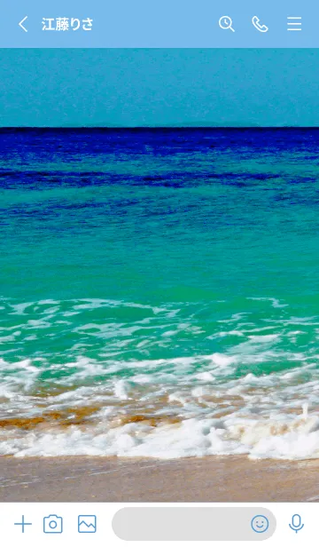 [LINE着せ替え] The Beach Theme 18の画像2