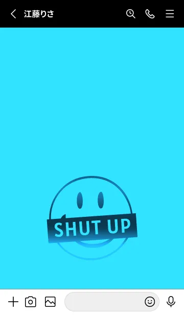 [LINE着せ替え] スマイル グラデーション .5の画像2