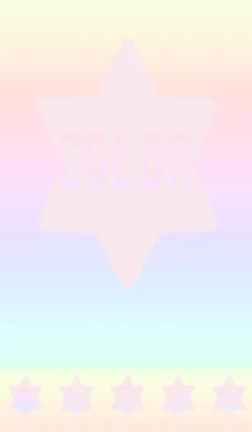 [LINE着せ替え] pink color rainbow S05の画像1