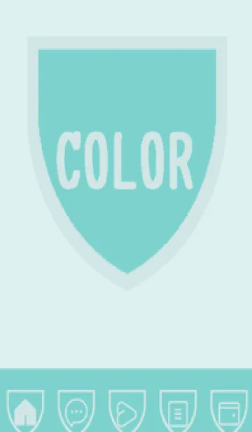 [LINE着せ替え] green color X70の画像1