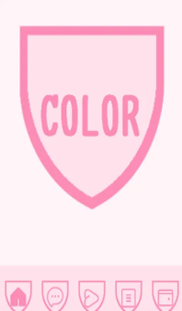[LINE着せ替え] pink color X31の画像1