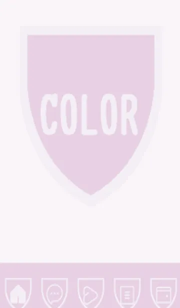 [LINE着せ替え] purple color X33の画像1