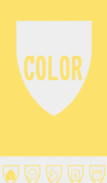 [LINE着せ替え] yellow color X31の画像1