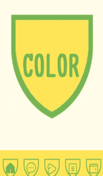 [LINE着せ替え] yellow color X32の画像1