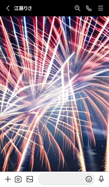 [LINE着せ替え] 夏夜のカケラ#HaC04。の画像2